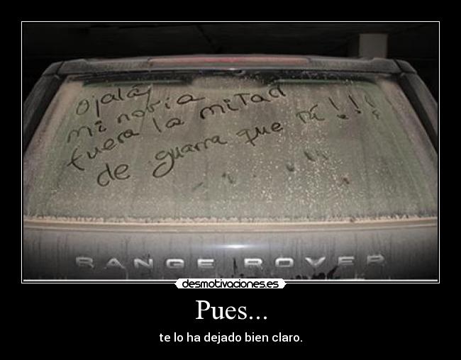 Pues... - 
