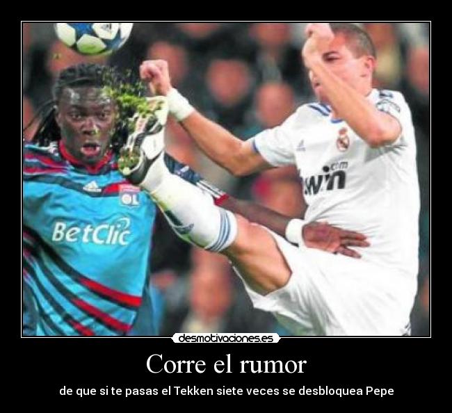 Corre el rumor - de que si te pasas el Tekken siete veces se desbloquea Pepe