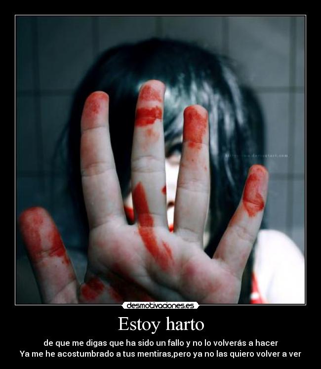 Estoy harto - 
