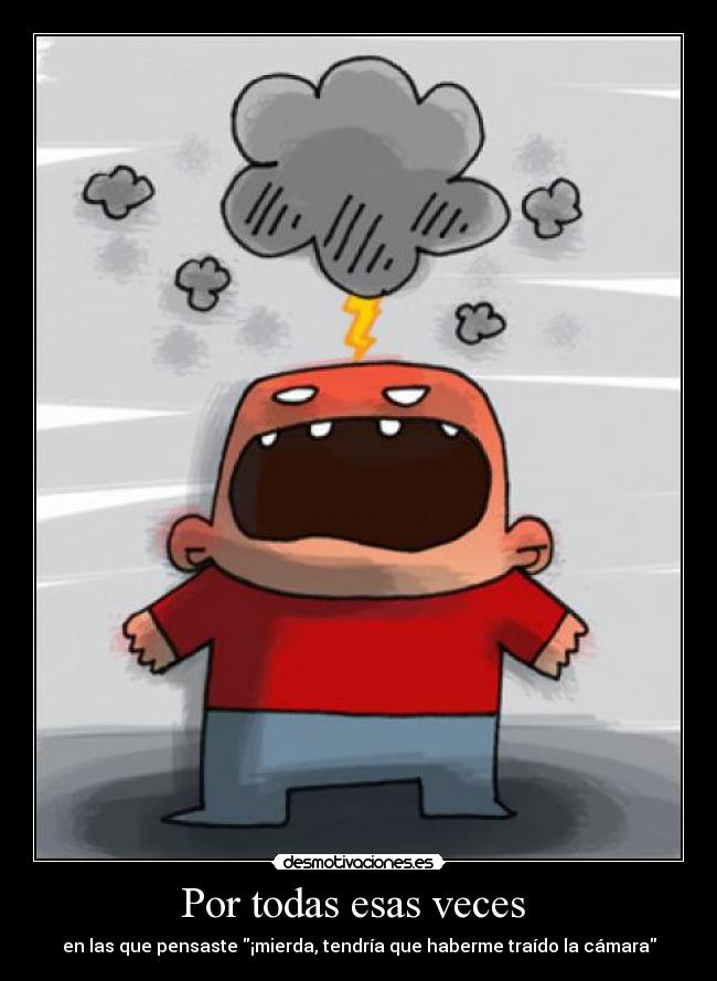 carteles camara veces enfado desmotivaciones