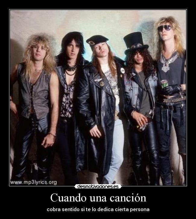 Cuando una canción -