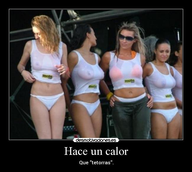 carteles calor desmotivaciones