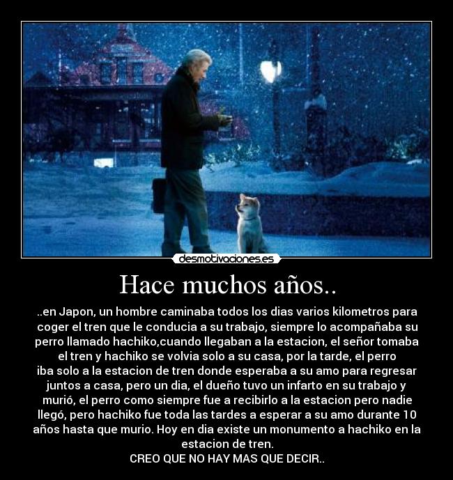 Hace muchos años.. -