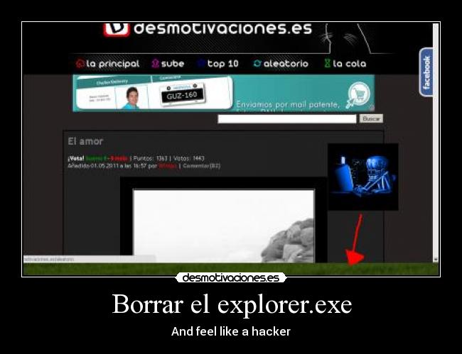 carteles hacker explorer desmotivaciones