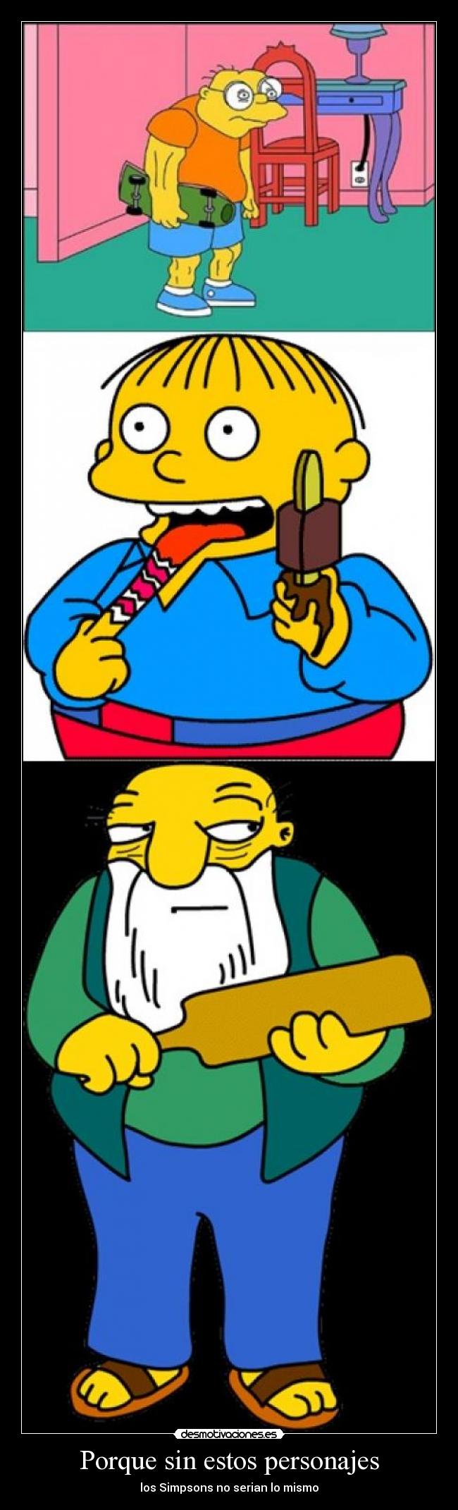 Porque sin estos personajes - 