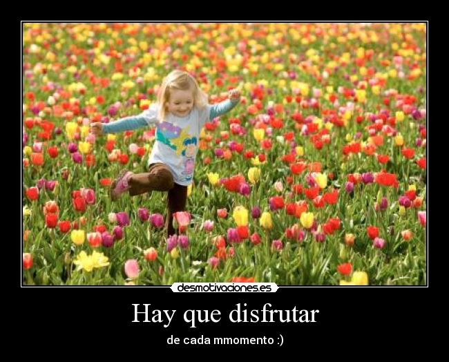 Hay que disfrutar - 
