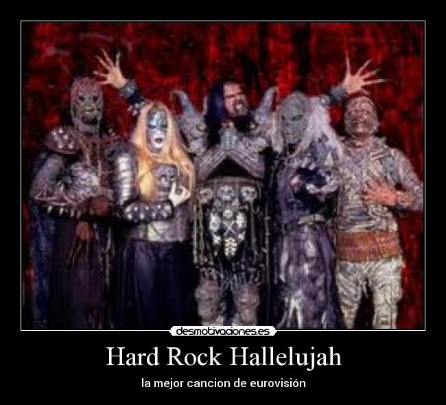 Hard Rock Hallelujah - la mejor cancion de eurovisión
