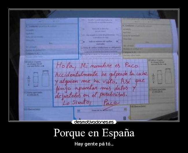 Porque en España - Hay gente pá tó…