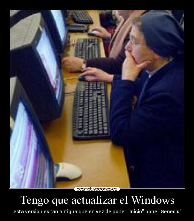 Tengo que actualizar el Windows -