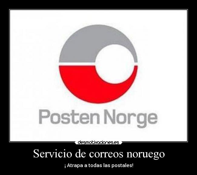 carteles servicio correos noruego desmotivaciones