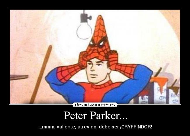 Peter Parker... -
