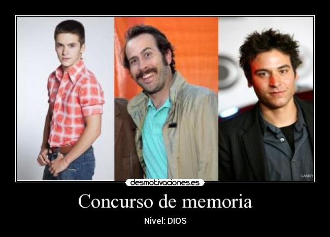 Concurso de memoria - Nivel: DIOS