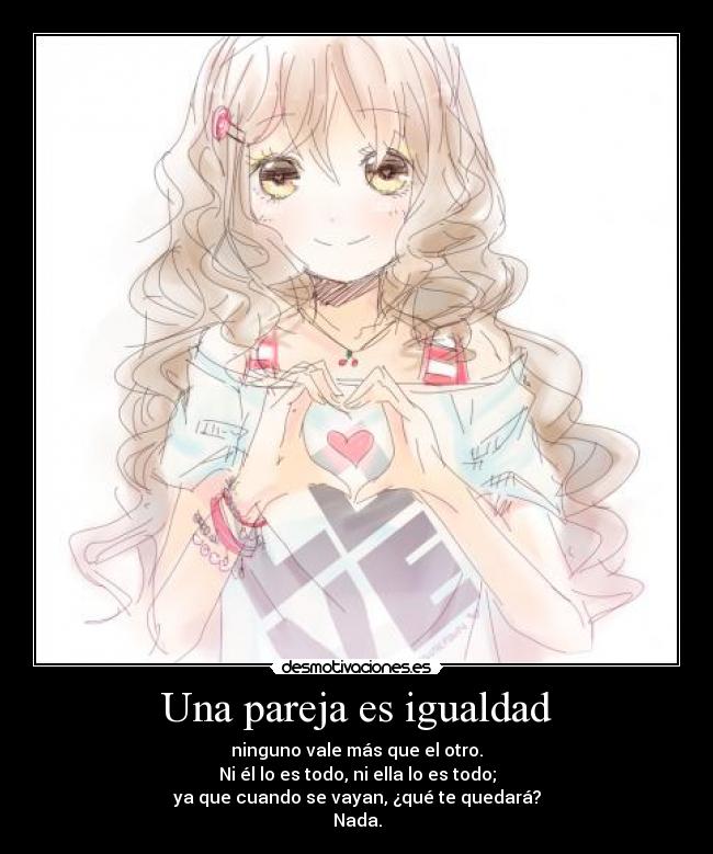 Una pareja es igualdad - 