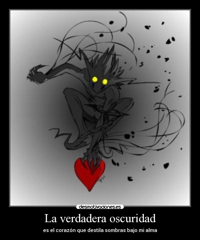 La verdadera oscuridad - 