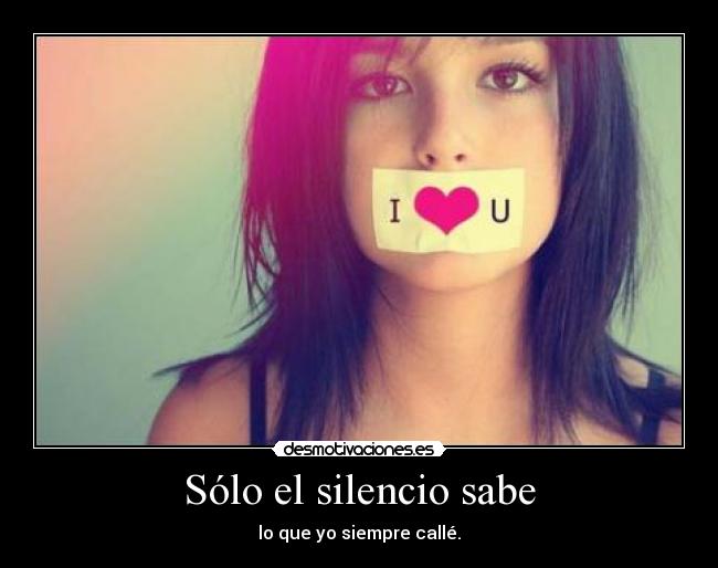 Sólo el silencio sabe - 