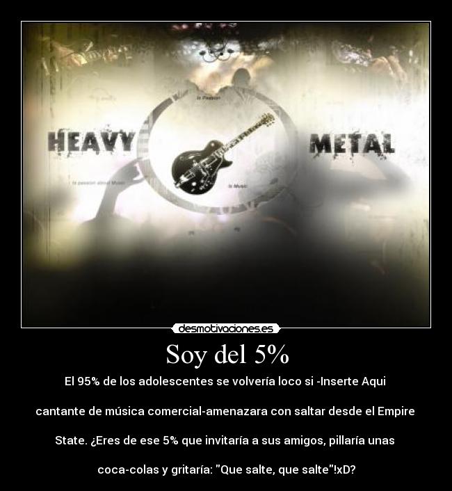 Soy del 5% -