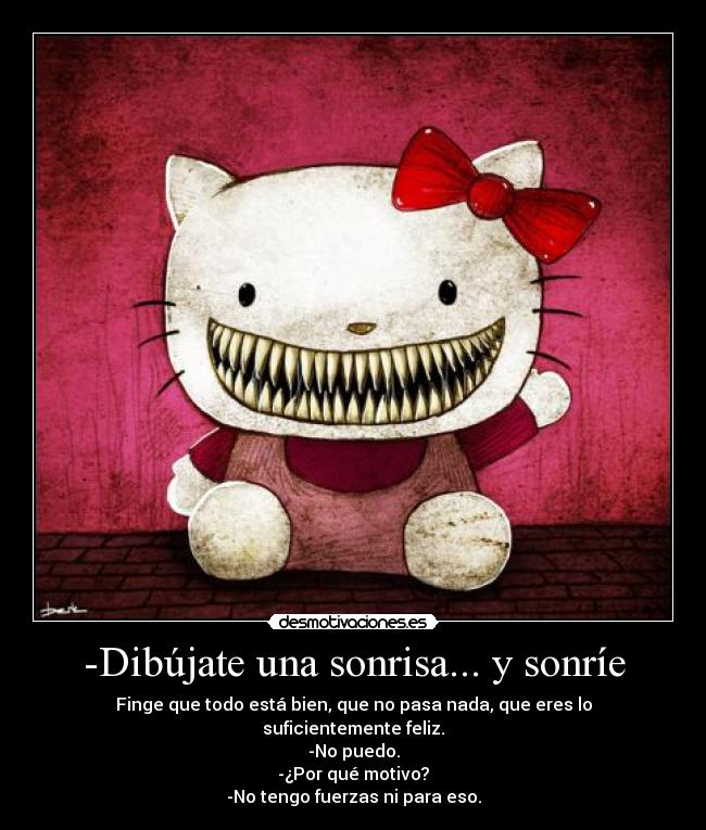 -Dibújate una sonrisa... y sonríe -