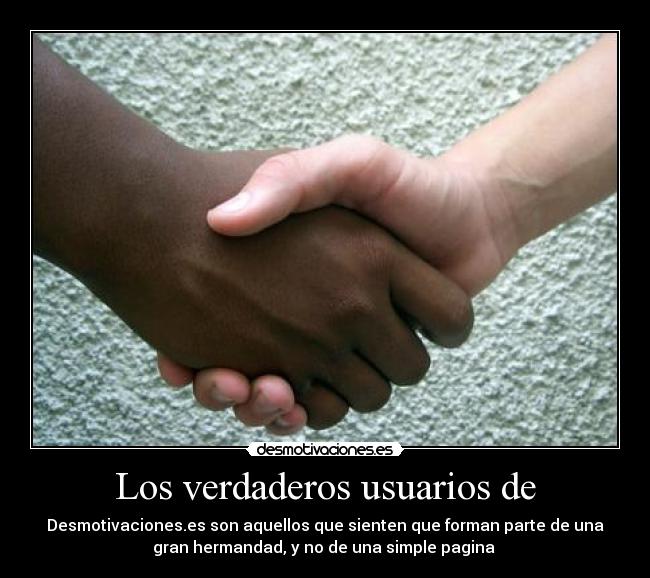 Los verdaderos usuarios de - 
