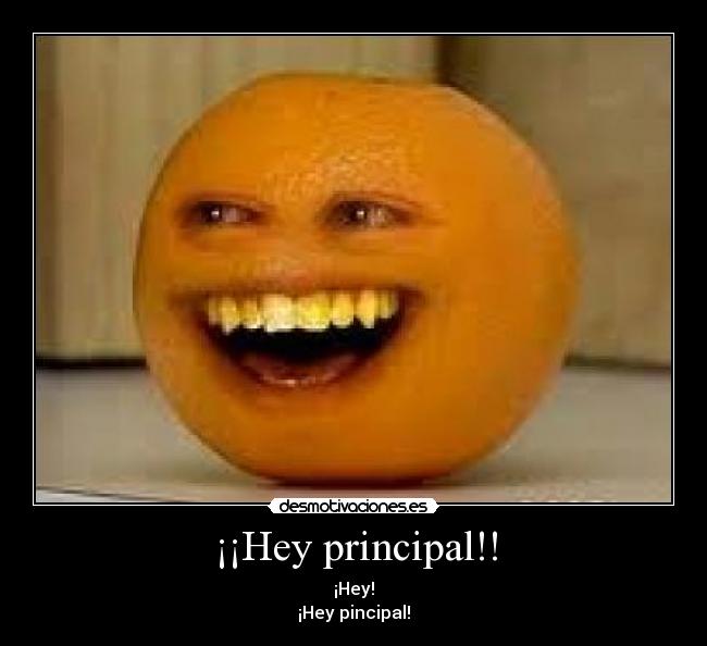 ¡¡Hey principal!! - ¡Hey!
¡Hey pincipal!