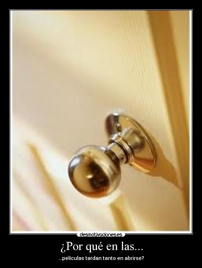¿Por qué en las... - 