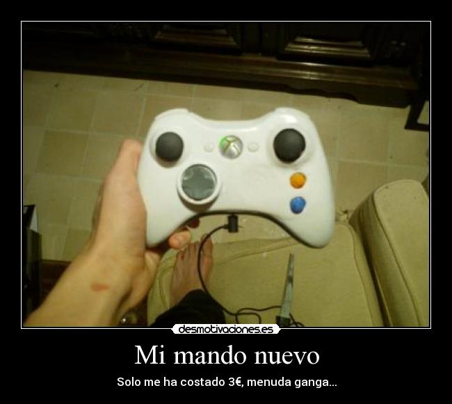 Mi mando nuevo - Solo me ha costado 3€, menuda ganga...