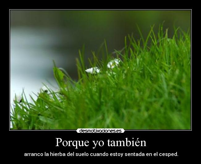 Porque yo también -