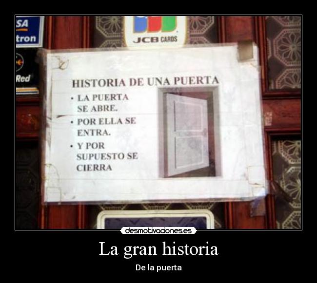 La gran historia - De la puerta