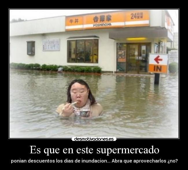 Es que en este supermercado -