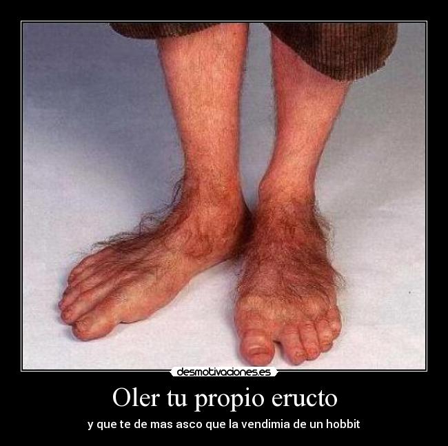 Oler tu propio eructo -