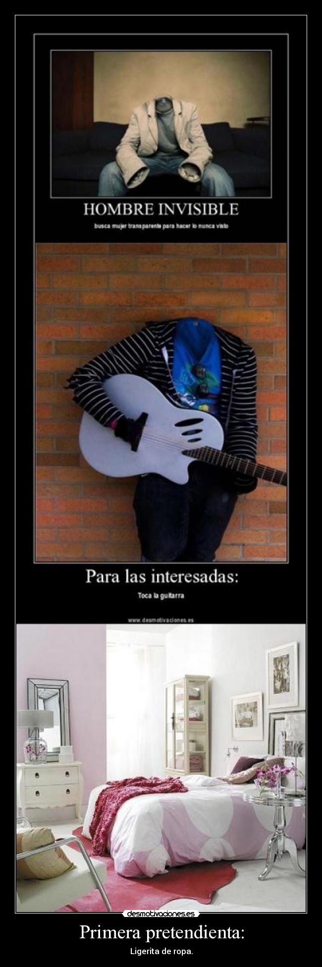 Primera pretendienta: -