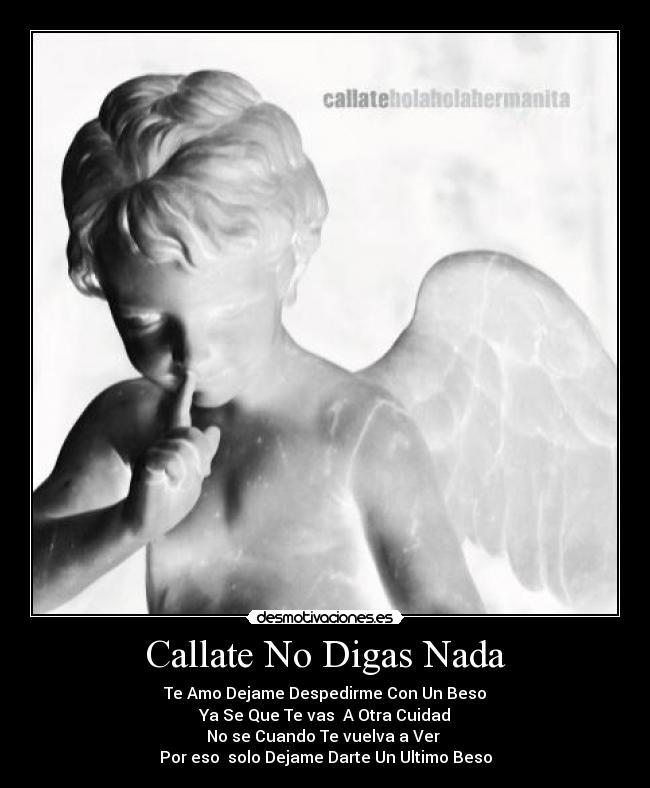 Callate No Digas Nada - 