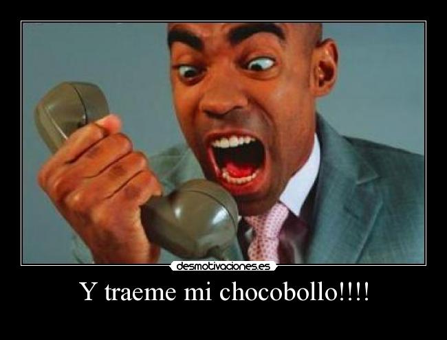 Y traeme mi chocobollo!!!! - 