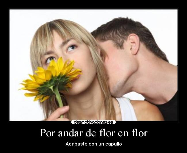 Por andar de flor en flor - 