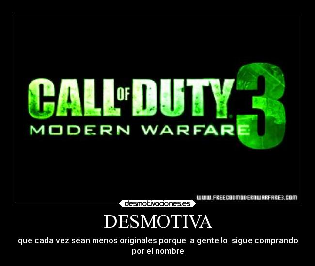 carteles mw3 desmotivacion compras desmotivaciones