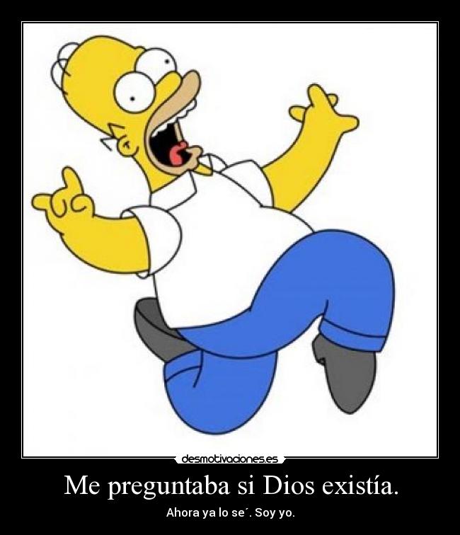 carteles dios homerdios desmotivaciones