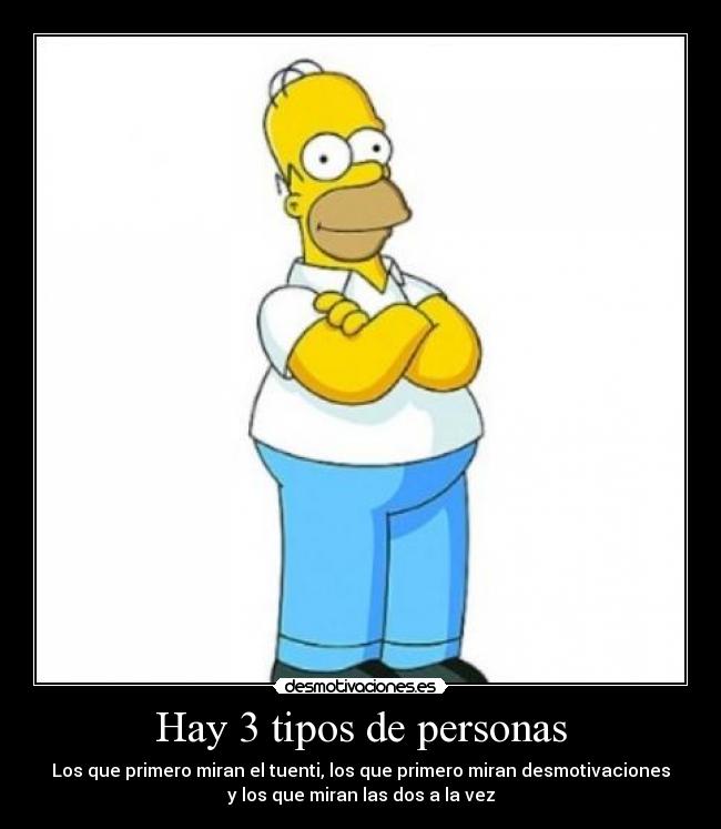Hay 3 tipos de personas -