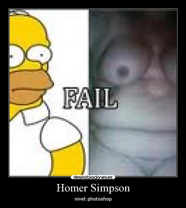 Homer Simpson - nivel: photoshop