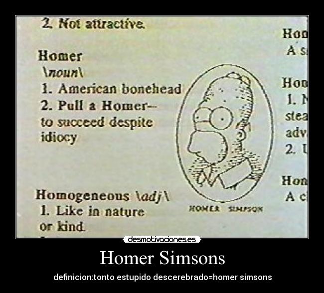 Homer Simsons -