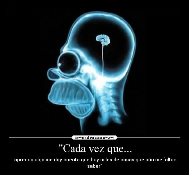 carteles aprender conocer vez miles cosas desmotivaciones