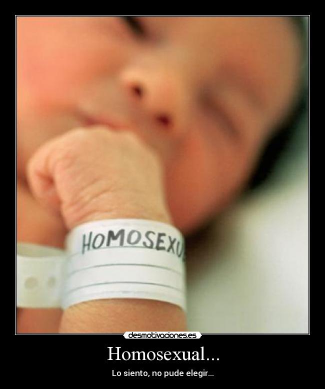 Homosexual... -