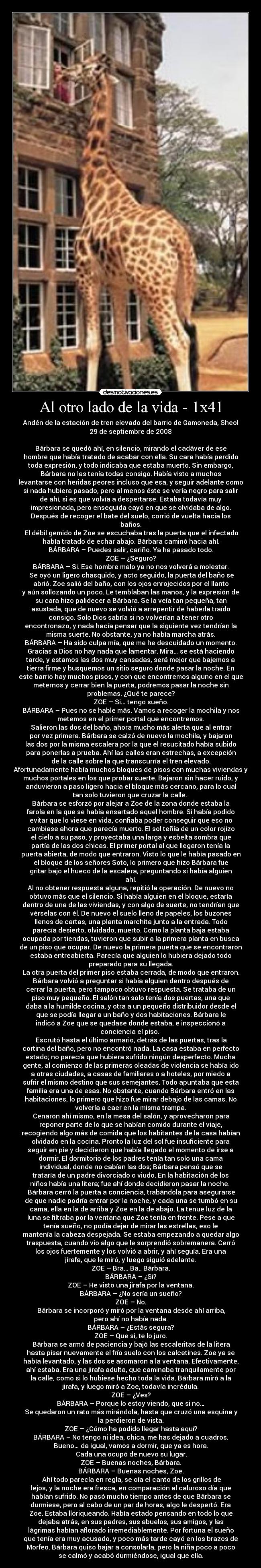 Al otro lado de la vida - 1x41 -