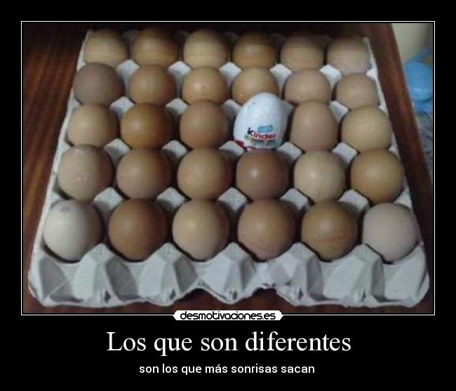 Los que son diferentes -