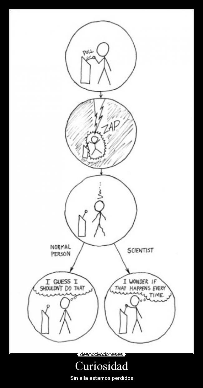 Curiosidad - Sin ella estamos perdidos