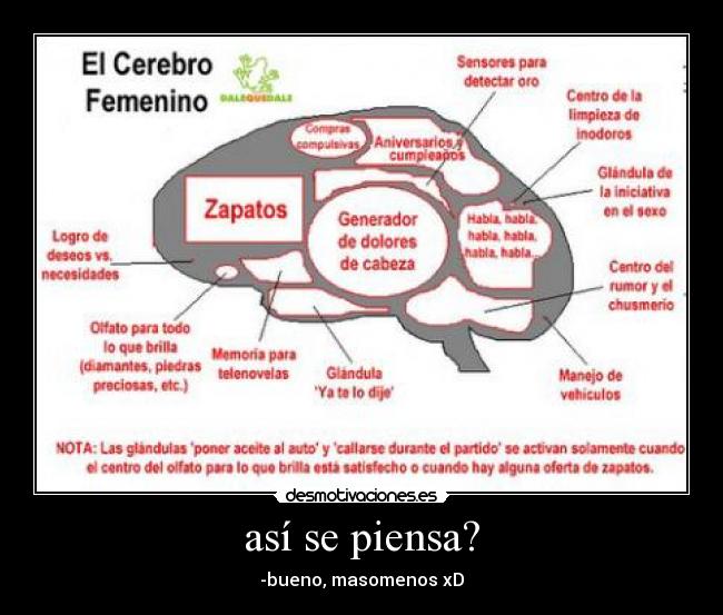 así se piensa? - -bueno, masomenos xD