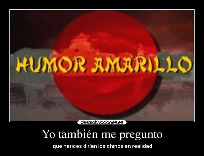 Yo también me pregunto - que narices dirían los chinos en realidad