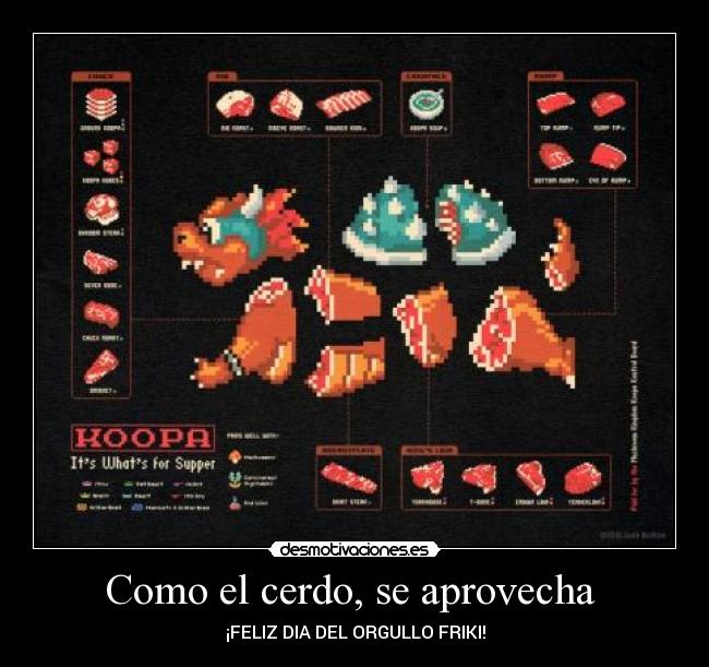 Como el cerdo, se aprovecha  - 