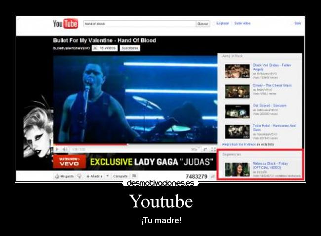 Youtube - ¡Tu madre!