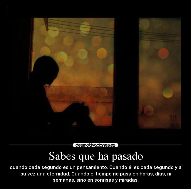 Sabes que ha pasado - 