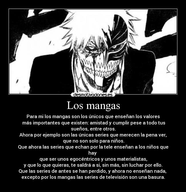 Los mangas -