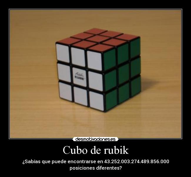 Cubo de rubik -